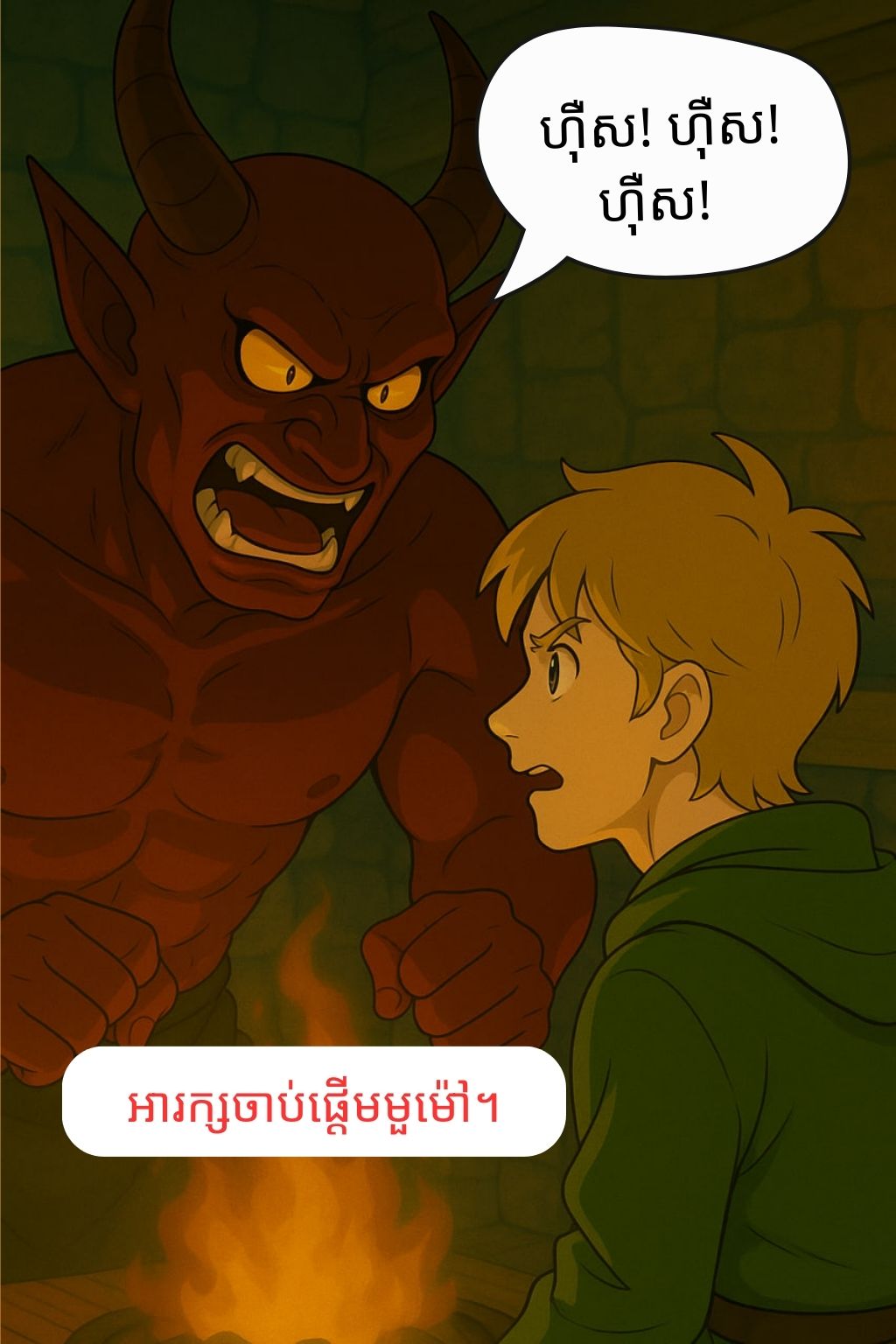 អារក្ស និងទាហានបីនាក់: oneshot